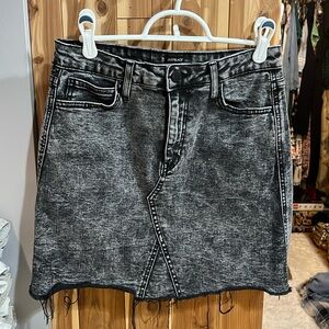 JUST BLACK jean skirt